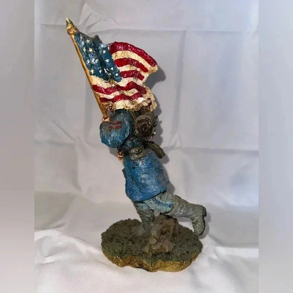 RARE American Civil War American With Flag Large Resin Figurine 12” by PPL 1995 - Picture 6 of 7